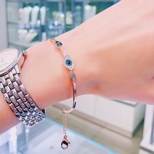 Swarovski Symbolic Evil Eye bangle